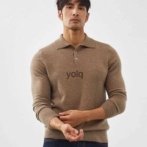 Men's Sweaters A Class 100% Pure Cashmere Sweater Ne Knitted Pullover Autumn and Winter New Warm Top Fashion Korean Edition Jaetyolq