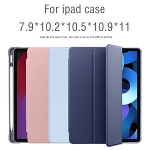 Com porta-lápis funda para novo ipad 10.2 ipad air 5ª/4ª geração 10.9 ipad 9.7 air1 2 5 6th 10.2 7 8 9 10 pro11