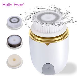 Cleaning Tools Accessories Hello Face Ultrasonic Cleanser Brush Electric Cleansing Face Brush 360 Rotate Automatic Brush Machine Deep Clean Tool 231130