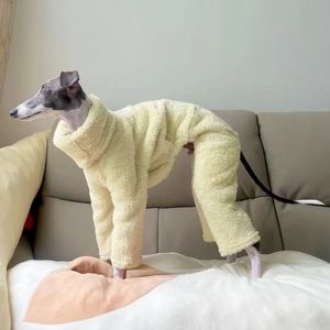 Hundebekleidung Winter-Einteiler für Hunde, weiche Welpenkleidung, hoher Halsausschnitt, warm, italienischer Windhund, Whippet, mexikanischer haarloser Malteser, 231130