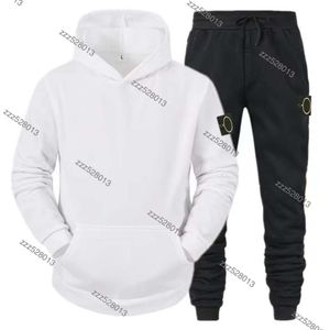 Vår- och höstspårsuits Stone Islamd Tracksuit Fashion Classic Jacket Solid Casual Sports Sport Mäns tvådelar Huven Dragkedja Top 151