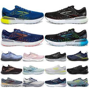 Brooks Glycerin 20 Running Shoes for Men Women Designer Sneakers Triple Black White Gray Navy Blue Mens Womens Outdoor Sports Trainers