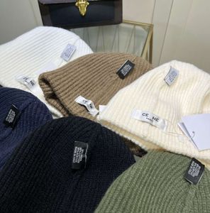 Hattar halsdukar set caps designer beanie lyx vinter mössor kvinnor varm vindtät hatt mode casual utomhus reseskid bärbar designer hundra