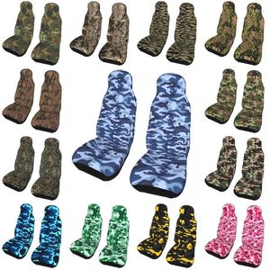 Coprisedili per auto Blu Navy Camo Universale adatto per qualsiasi camion Van RV SUV Esercito Militare Camouflage Sedili avvolgenti Protezione