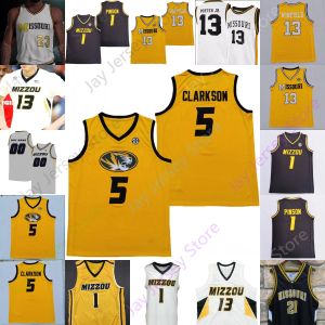 Maglia da basket Missouri Tigers NCAA College Javon Pickett Brown Clarkson Porter Jr. Davis Degray III Duan Gordon Jarron Coleman Brasile