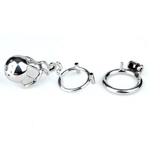 New Chaste Bird New Arrival 316 Stainless Steel Male PA Chastity Device Penis Ring Cock Cage Adult Sexy Toys Kidding Zone "Bridge"-01