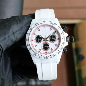 ZF Montre de Luxe Luxury Watch Designer Watchs 40mm 4130 Chronograph Mechanical Movement Ceramic Mens Watches armbandsur