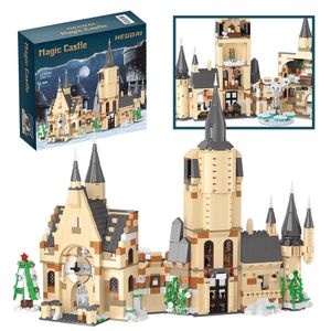 Christmas Toy Supplies Ideas Movie Harried Casle Series Bricks Set, kompatibel mit Bausteinen, Spielzeug für Kinder, Weihnachts- und Geburtstagsgeschenke 231129