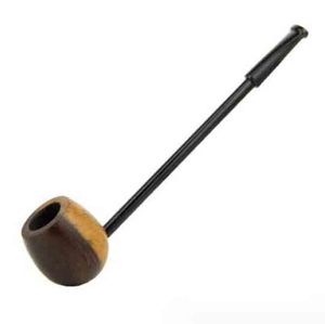 Latest Solid Wood Hand Smoking Pipe Round Herb Tobacco Hammer Spoon Cigarette Pipes Tools Accessories Oil Rigs
