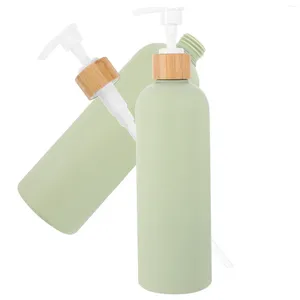 Lagringsflaskor 2 st tvåldispenser Handhårkonditionering flytande vatten tom schampo diskbänk badrum