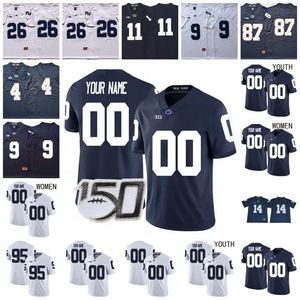 Camisa de futebol universitário Parsons Sean Clifford Joey Porter Jr. Abdul Carter Mustipher Drew Allar Nicholas Singleton Kaytron Allen Micah Saquon Barkley