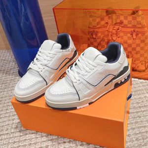 Ny #54 Skate Vintage Basketball Sneakers Casual Shoes Womens Mens Virgil Ablohs Trainers Low Monograms Denim Patent Damier Maned Leather Prossed Sneakers 02