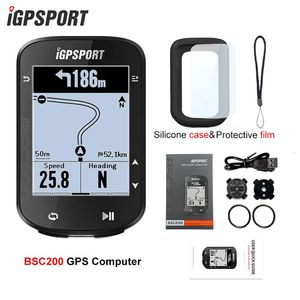 Ciclocomputer IGPSPORT BSC200 GPS Ciclocomputer Tachimetro wireless Bicicletta Digitale ANT Navigazione percorso Cronometro Contachilometri ciclismo 231130