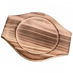 Bord Mattor Stone Bowl Mat Table Gervay Pad Matsalar Anti-Scaling Placemat Wood Hushåll