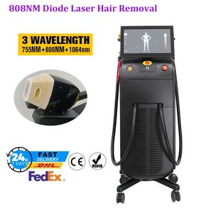 Professional Hair Removal Laser Skin Rejuvenation Machine Laser 808 Diode Beauty Machine 2 Handles