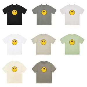 Designer Smiling Face Justin Bieber Couple Instagram Popular Same FOG High Street Trendy Loose Short sleeved T-shirt size S-XL