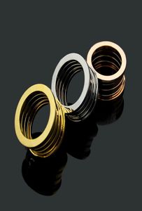 high quality fashion Spring ring ring wide version five rings love ring gift lovers jewelry gift5526030