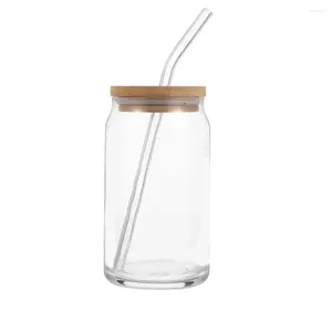 Wine Glasses High Borosilicate Glass Beverage Cups Coke Can Shape Transparent Juice Household Large Capacity Milk Tea 1pc