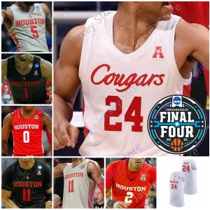 Maglia Baskteball Final Four Cougars 2021 NCCA College Caleb Mills Quentin Grimes Nate Hinton Dejon Jarreau White Jr. Marcus Sasser House