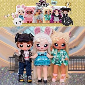 Plush Dolls Original Nanana Surprise Ari Prism Cali Grizzly Dane Fashion Doll With Accessories Girl Dressing Toys Kids Gift 231130
