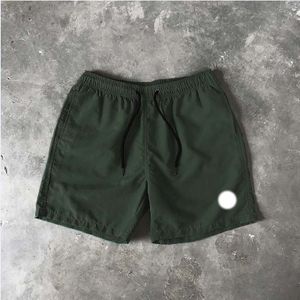 Designer de shorts masculino de caldas de banho feminina praia curta rótulo bordado à prova d'água com calça de banho esportiva respirável de malha de malha calças de banho