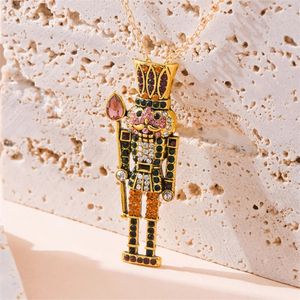 Pendant Necklaces Nutcracker Ballet Crystals Zircon Classic Luxurious Gorgeou Choker Jewelry for Wife Birthday Gift 231130