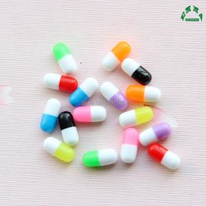 Charms żywica Kawaii Slime 3D z pół dziury do biżuterii wytwarzają 30pcs Cabochon DIY Akcesoria