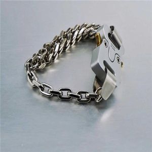 11 High Quality Alyx Bracelet Men Women Mixed Link Chain Metal 1017 Alyx 9sm Bracelets Fine Steel Colorfast Q0717226r