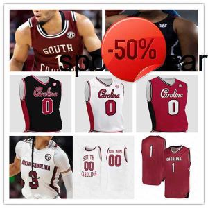 Benutzerdefinierte Ncaa South Carolina Games Basketball Jersey College Jermaine Couisnard Erik Stevenson James Reese V Devin Carter Keyshawn Wildens