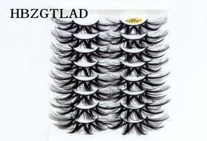 Nya 8 par 25mm 3D Mink Lashes Bulk Faux Dramatiska volym Lurar Wispy Natural Mink Lashes Pack Long Wholes False Eyelashes 013477009