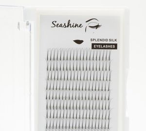Seashine 3D Long Stem CD Curl Thickness 007010mm Volume Premade Fans Natural False Mink Eyelashes Professional Makeup Eyelash 5388781