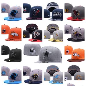 Snapbacks Designer Hats Fitted Hat All Team Logo Basketball Adjustable Letter Caps Sports Outdoor Embroidery Fl Closed Beanies Leather Dhmzq