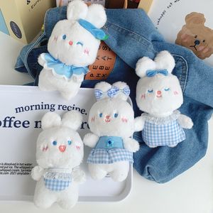 16cm New Cute Little Rabbit Creative Doll Children's Student Gift Bag Doll Keychain Plush Pendant Doll
