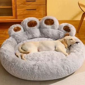Canis canetas inverno quente cão sofá cama pequeno médio e grande cão de pelúcia dormir canil confortável macio destacável e lavável ninho de estimação 231130