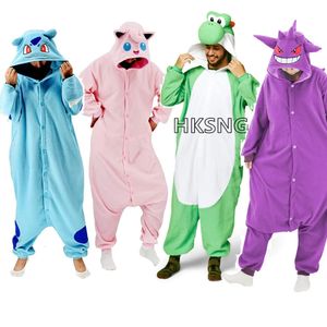 Mulheres sleepwear hksng dragão kigurumi onesie sapo tartaruga gato pijama animal adulto velo cosplay traje homewear para festa 231130