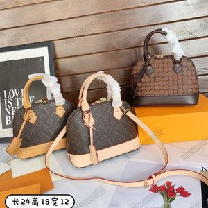 Бесплатная доставка высочайшего качества Alma Bb Fashion Women Women Sagns Sags Chain Messenger Сумка кожаные сумочки кошельки кошелек дамы косметические мешки с поперечным телом Tote M53152