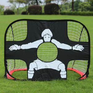 その他のスポーツ用品折りたたみサッカーゴールポータブルトレーニングゴールミニチルドレンズフットボールターゲットネット屋内屋外の可動トレーニングおもちゃサッカーボール231130