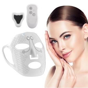 Face Care Devices Electric Massage Mask EMS Microcurrent Face Lifting Anti wrinkle Skin Tighten Moisturizing Soft Silicone Mask Device 231130