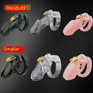 New CHASTE BIRD Small/Standard Male Chastity Device Cock Cage With 5 Size Rings Brass Lock Locking Number Tags Sexy Toys CB6000 A153