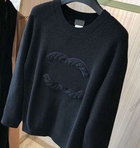 Gelişmiş Versiyon Kadın Sweaters Fransa Modaya Giyim C Mektup Grafik Nakış Moda Chanels Kanal CC Hoodie Lüks Markalar Sweater Tops Tees01