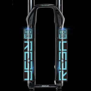 Gruppi bici MTB Adesivi forcella anteriore Decalcomanie per biciclette da strada Ciclismo da corsa Impermeabile Proteggi pellicola colorata Kit Accessori bici 231130