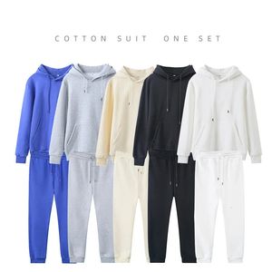 Women's Two Piece Pants Spring Pure Cotton Casual Sports Two Piece Suit Can Be Customized Hooded Long Sleeve Hoodie Running 231201