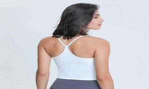 L97 Mulheres Regatas Roupas de Yoga Correndo Camisas Esportivas de Fitness Sexy Treinos Colete Secagem Rápida Respirável Ginásio Top U Shape Neck Slim 4126934