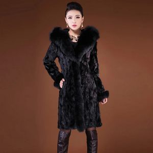 Women s Fur Faux Imitation fur collars imitation mink coat women s long large size special price as one of the Europ jacket 231201