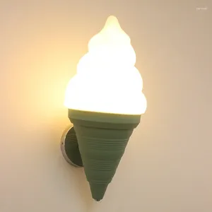 Wall Lamp Ice Cream ART Sconces For Dining Room Bar Restaurant Lights Creative Lighting Fixture Modern Home Luminaira Decoration