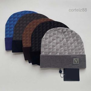 Beanie/Skull Caps män Kvinnor Designer Beanies Högkvalitativ unisex stickad vinter bomull varm hatt sportgitterpunkt mens casual utomhus motorhuven cap4lw1