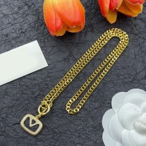 Дизайнерские ожерелья для женщин Мужчины Розовое Золото серебро v Подвесные цепи