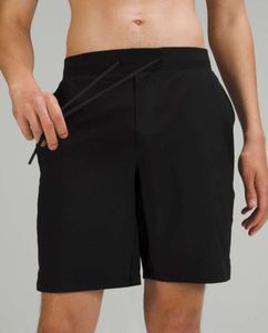 Lu verão esporte dos homens yoga correndo shorts jogging fiess corrida treino leggings secagem rápida dos homens treinamento ginásio moda marca calças lulu pousio