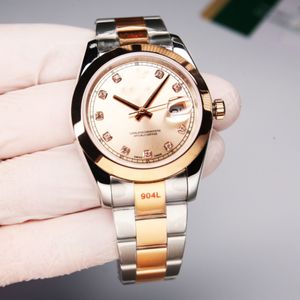 Luksusowe klasyczne zegarek dla mężczyzn Watche zegarki męskie 41 mm Automatyczny ruch mechaniczny na rękę zegarek na rękę Montre de lukse
