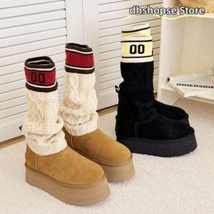 2024 Australia Women Academic Style Kolan Buty Projektant Nowe Tazz Kaptaki Musztarda Klasyczna Ultra Mini Platform Tasman Suede Wool Snow Snow Sheepskin Botki